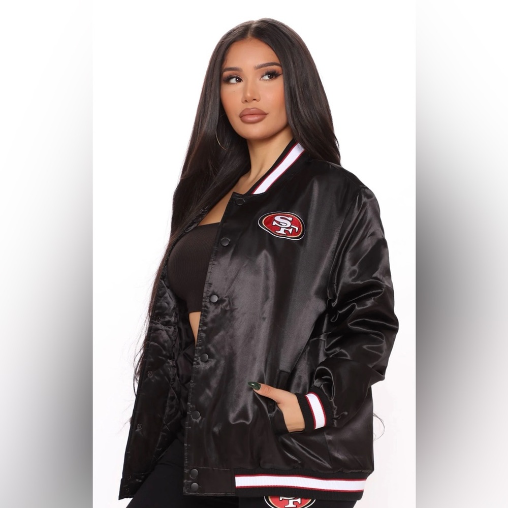 Brand new women’s 49ers bomber jacket.